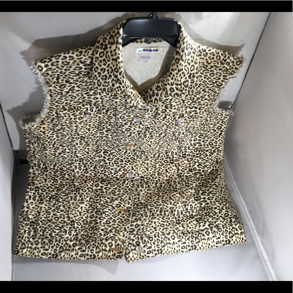 Leopard‎ 4 POCKETS VEST